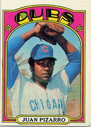 1972 Topps Baseball Cards      018B     Juan Pizarro Green
